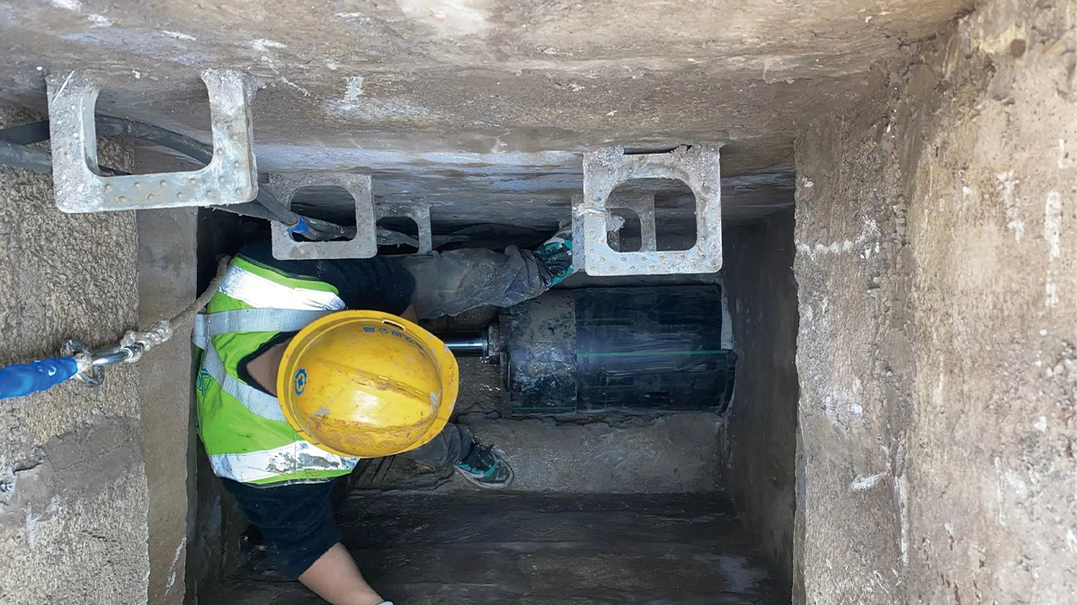 个旧HDPE短管内衬法